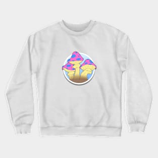 A Few Proud Mushrooms (Pansexual) Crewneck Sweatshirt